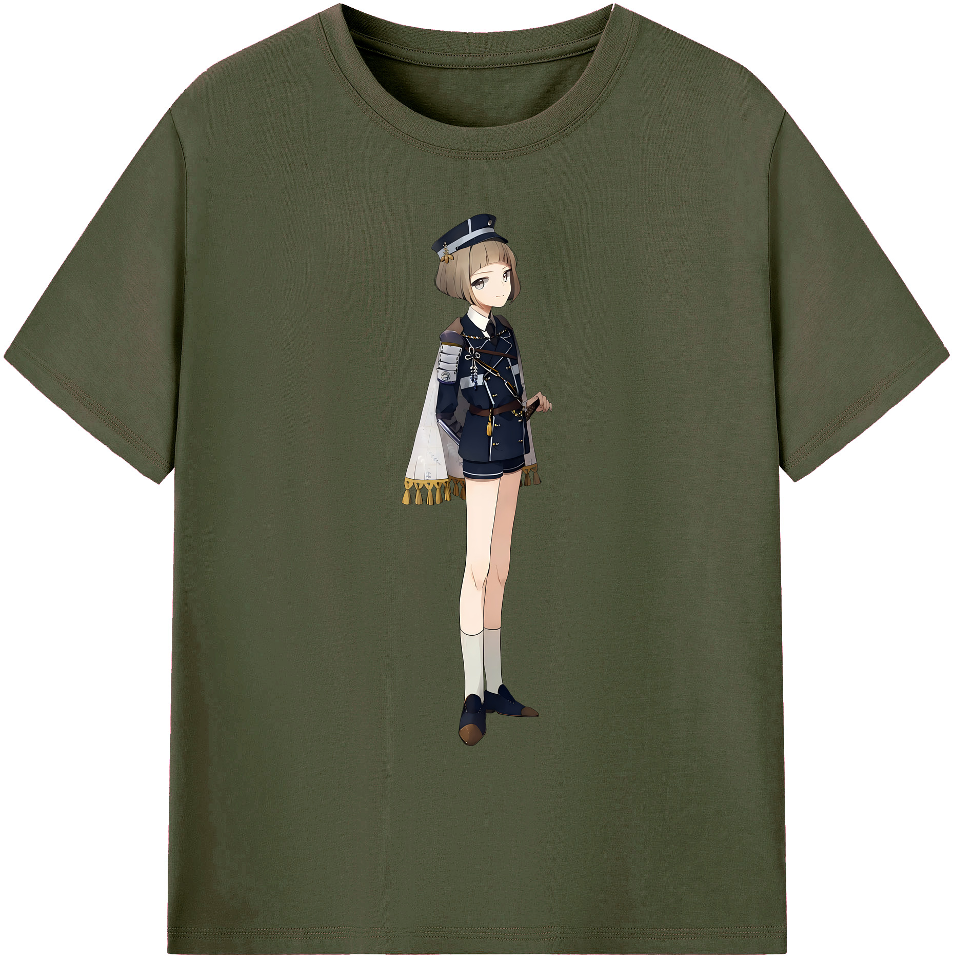 （画像用） 刀剣乱舞 Touken Ranbu 綿100％ メンズ半袖Tシャツ｜肌触りやわらか＆通気性